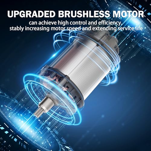 NANWEI Cordless Reciprocating Saw,Brushless Motor 3500RPM Variable Speed,Compatible with Makta 18V Batteries,Tool-Free Blade Change, LED Light,4 Blades For Wood/Metal/PVC Cutting (Battery Excluded)
