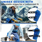 Soulchen 2 Pairs Heavy Duty Construction Knee Pads for Work, Blue - color: Blue