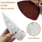 50 Pcs Mouse Detail Sander Sandpaper, 120 Grit, 5 Hole - size: 120 Grit - 50 Pcs