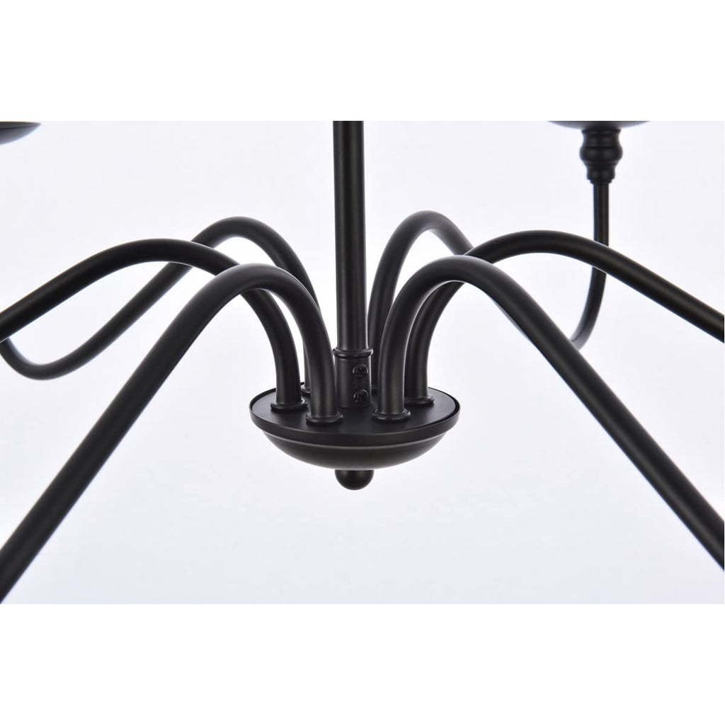 Open Box - Elegant Lighting LD5056D30MB - Chandeliers Indoor Lighting
