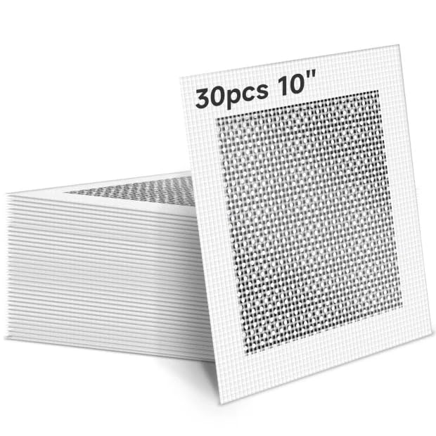 30Pcs 10 Inch Drywall Patch, Wall Repair Patches Wall Hole Repair Patch - size: 10 Inch_30Pcs