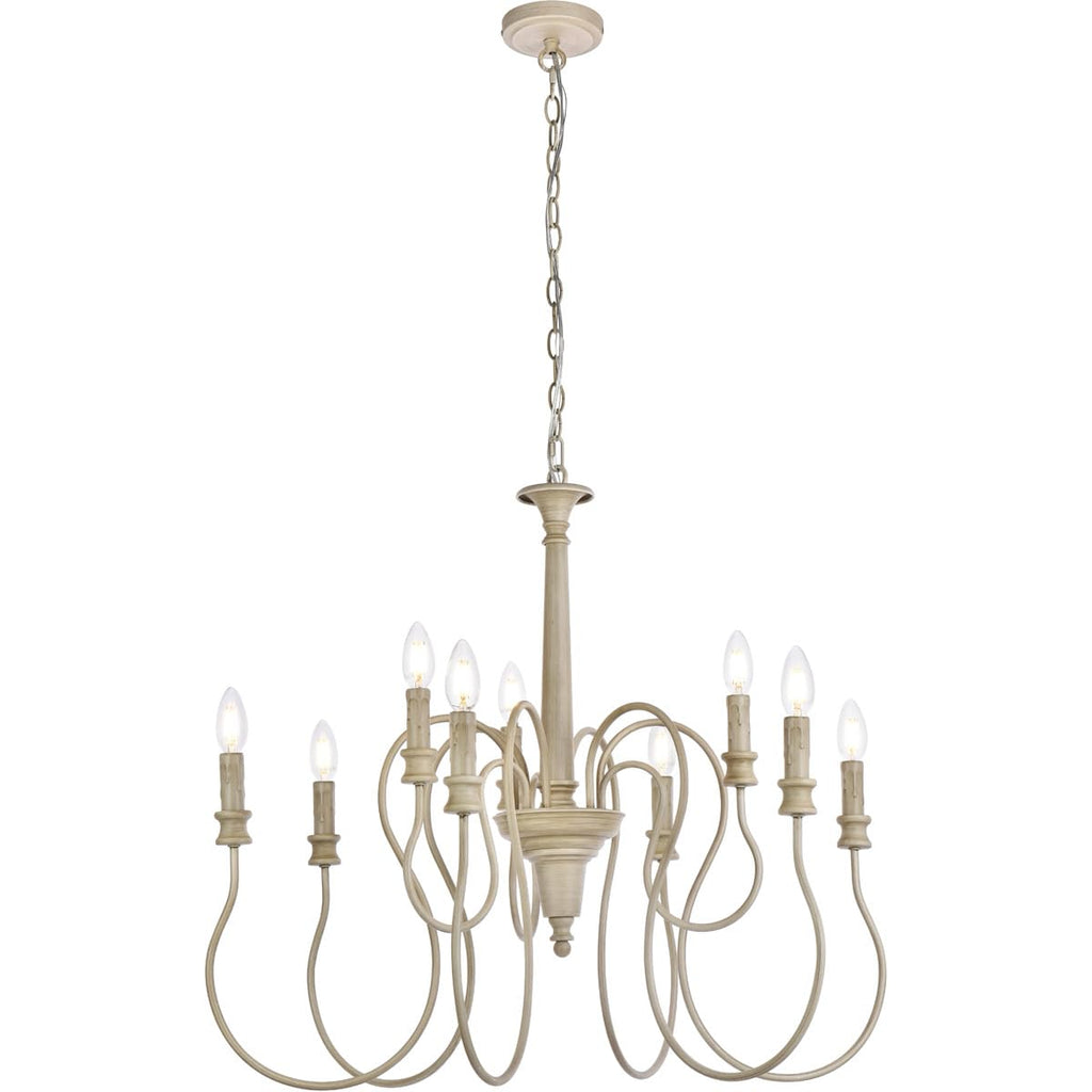 Open Box - Elegant Lighting LD7045D30WD - Chandeliers Indoor Lighting