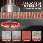 Professional 2-3/16" (55mm) Concrete Hole Saw 110mm SDS Plus & Dust Bag - size: 2-3/16" (55mm)