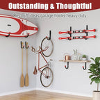 24 Pcs Heavy Duty Garage Hooks 3.5" Iron Utility Hook for Garage Wall Mount