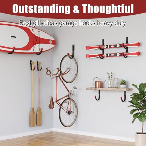 24 Pcs Heavy Duty Garage Hooks 3.5" Iron Utility Hook for Garage Wall Mount