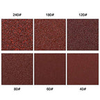 100pcs Triangle Sanding Pads Hook and Loop Sandpaper - style: 100pcs: 20pcs 40/60/80grit+15pcs120/180grit+10pcs 240grit