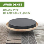 Furniture Sliders for Carpet 8 PCS - 2 1/2" Beige Coffee - size: 8 PCS 2 1/2 inch Beige Coffee