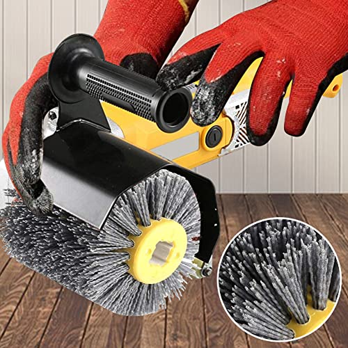 Shinboc 4.7x4 Inch Surface Conditioning Tool, 240 Grit Nylon Drawing Wheel - style: 240 Grit