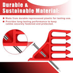 200 Pack Cable Stackers with Steel Nails, Multi-Cable Electrical Wire Clips