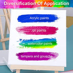 4 Packs Square Canvases for Painting with 4"x 4", 6"x 6", 8"x 8", 10"x 10", Painting Canvas for Oil & Acrylic Paint - size: 4 Packs - 4 Sizes (4x4 6x6 8x8 10x10)