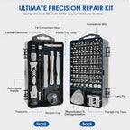 115 In1 Precision Screwdriver Set, Professional Magnetic Repair Tool Kit for Electronics, Watch, Mobile Phone, Laptop, Game Console, Camera, Eyeglasses, Modding, and DIY Projects