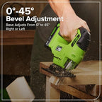 GREENWORKS 24V (8-TOOL) Combo (Drill, Impact Driver, Circular Saw, Reciprocating Saw, Jigsaw, Multi-Tool, Sander, Flashlight), 4.0Ah + (2) 2.0Ah (Power Bank) Batteries, (2) Cables, 65W Rapid Charger - size: 8PCS Combo Kits