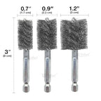 WICKED Professional ID Copper Tube Pipe Cleaner Replacement Brushes (1/2” & 3/4’’ & 1” (Multi-Pack)) - style: 1/2” & 3/4’’ & 1” (Multi-Pack)