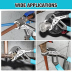 DURATECH 8-Inch Water Pump Pliers, Quick-Adjust Groove Joint Pliers - style: 8"