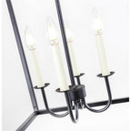 Open Box - Elegant Lighting LD6008D20BK - Chandeliers Indoor Lighting