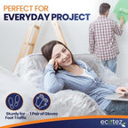 20 Pack 12 x 9 ft Extra Large Plastic Drop Cloth for Painting - size: 20 Pack-Standard