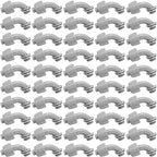Yaomiao 50 Pcs 1/2 in Liquid Tight Connectors, 90 Degree PVC, 50 Pcs