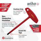 Wiha Tools 33478 Insulated T-Handle Hex Metric Set, 5-Piece