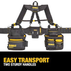 DEWALT Professional Tool Belt Organizer With Suspenders and 25 Pockets, Heavy Duty Construction (DWST540602) - size: One Size, style: Tool Rig w/Suspenders
