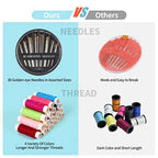 Marcoon Sewing Kit for Adults, Portable Needle & Thread Repair Kit - size: S