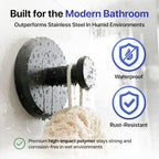 HOME SO Suction Cup Hooks for Shower & Bathroom Towel Holder 4-Pack Black - color: Matte Black, size: 4 Pack