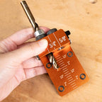 O'SKOOL 3/8" Self-Centering Dowel Jig Kit with Cobalt M-35 Drill Bit - style: Solid Aluminum Dowel Jig Kit