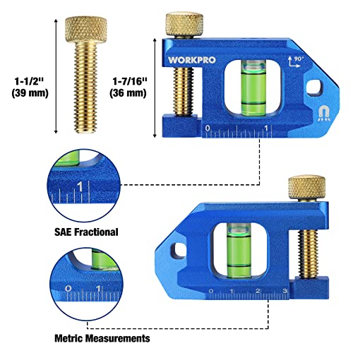 WORKPRO Magnetic Level Tools Set 3