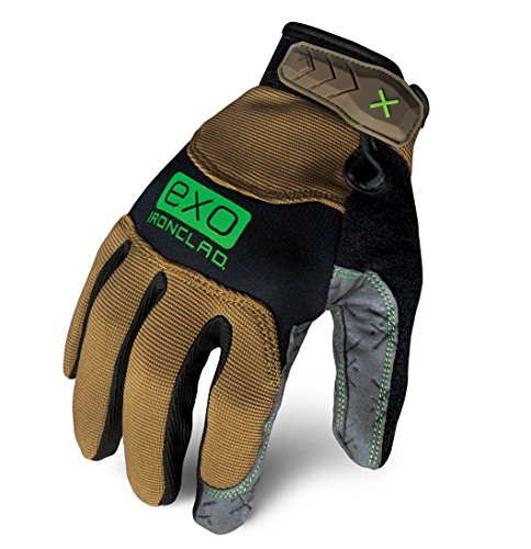 Ironclad EXO-PPG-03-M Project Pro Gloves, Medium , Brown - color: Brown, size: Medium (Pack of 1)