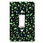 Sci-Fi Alien UFO Light Switch Cover Plates Toggle Switch Covers Plate - color: Alien, size: Toggle Light Switch