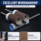 20Pcs 1000 Grit Sanding Drums Sandpaper Sticks Set for Dremel Rotary Tool with 1/8" Shank, Sanding Bits Kit Rotary Tool Accessories for Metal Rust Removal/Jade Polishing/Stone Grinding (1000 Grit) - style: 1000 Grit