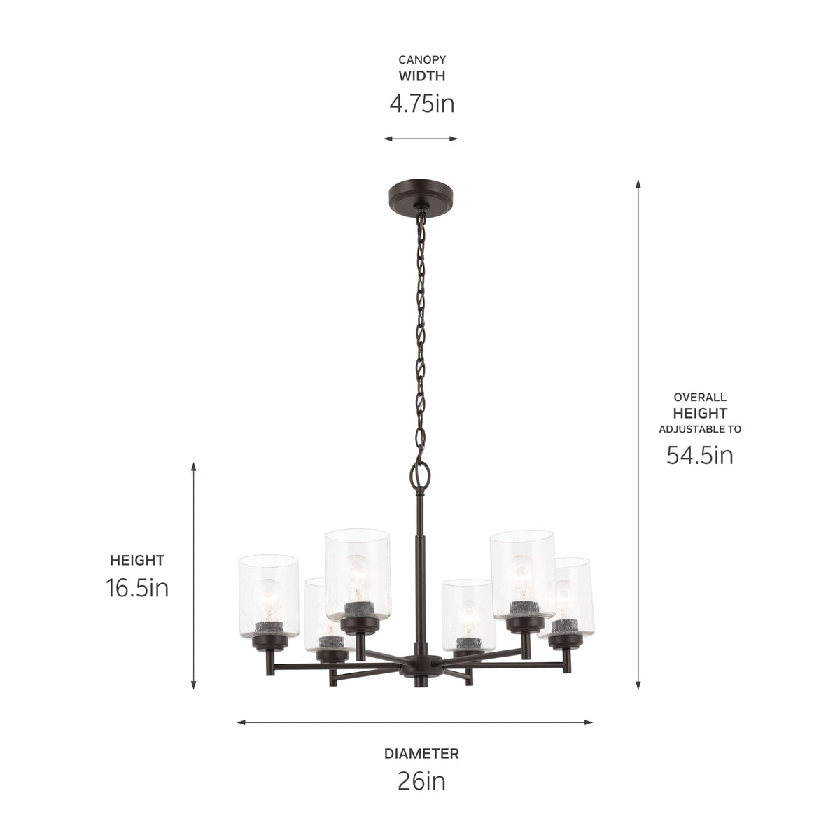Open Box - Kichler 52616OZ - Chandeliers Indoor Lighting