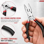 8Pcs Mini Pliers Set for Jewelry Making, Electronics & DIY Crafts