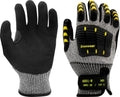 Ironwear 4891-W Cut Resistant Gloves with Extra Wide TPR and Reinforce Crotch | ANSI Level A6 - size: 4X-Large