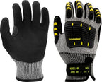 Ironwear 4891-W Cut Resistant Gloves with Extra Wide TPR and Reinforce Crotch | ANSI Level A6 - size: Large