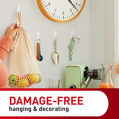 Command Large Utility Hooks, 7-Hooks, 12-Strips, Organize Damage-Free - size: 1 Pack, style: 1 Pack