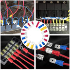 1200PCS Electrical Connector Kit, Automotive Insulated Wire Crimp Terminals
