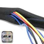 Design Engineering Easy Loom 3/16" (5mm) x 20' Split Sleeve Wire and Hose P - size: 3/16" (5mm) x 20'