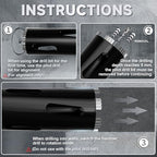 Diamond Core Drill Bit 1-3/8"(35mm) with Pilot Bit & Adapters (SDS Plus & Hex) – Upgraded Welded Segments, 8.6" Depth – for Concrete, Solid Brick, Hollow Brick, Masonry & More - size: (1-3/8"/35mm)