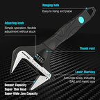 DURATECH 10-Inch Wide Jaw Adjustable Wrench - color: Black, size: 10-Inch