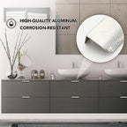 Ravinte Silver Finger Edge Pulls Drawer Edge Pulls 150mm/5.9 inch 6 Pack - size: 5" Hole Center,5.9" Overall Length