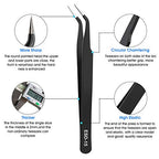 10 Piece Precision Tweezers Set, ESD Stainless Steel for Electronics Repair