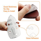 Mouse Detail Sander Sandpaper, 240 Grit, 50 Pcs - size: 240 Grit - 50 Pcs