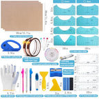 QUKLOGEN Sublimation Shirts Tool Kits - color: Blue