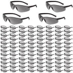 Salfboy Bulk Safety Glasses Tinted, Scratch-Resistant Eye Protection - color: 100 Grey