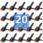 20 Pack 4.5 inch Plastic Spring Clamps, Backdrop Clips - size: 4.5in-20P