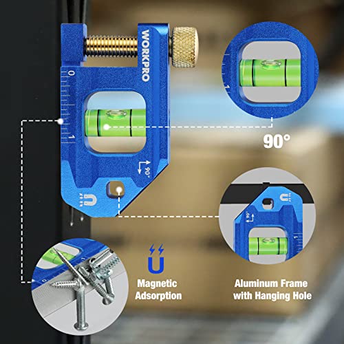 WORKPRO Magnetic Level Tools Set 3