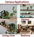 10 Inch Shelf Brackets, 12 Pack Floating Shelf Bracket, 1/5" Thick - size: 10 Inch, style: 12 Pack