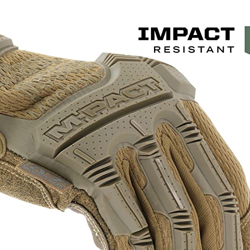 Mechanix Wear M-Pact Tactical Touchscreen Work Gloves Brown Small - color: Brown, size: Small