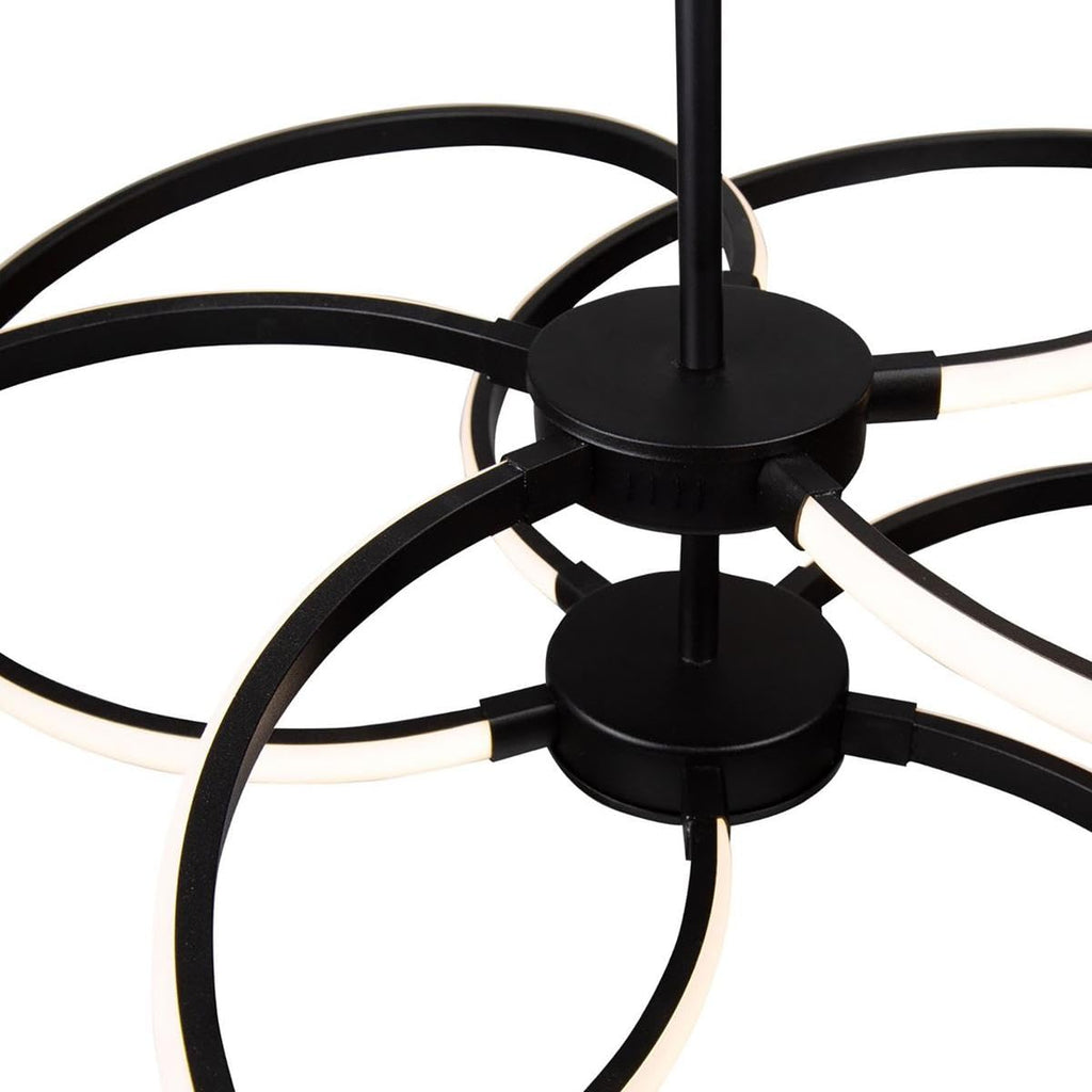 Open Box - Artcraft Lighting AC7689BK - Chandeliers Indoor Lighting