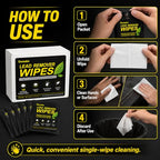 Lead Cleaning Wipes, 100 Individually Wrapped, Alcohol-Free, 7.9 X 5.5 inch
